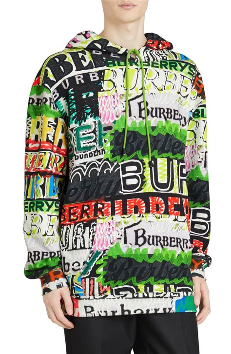 burberry graffiti hoodie|Burberry Burberry Graffiti Logo Sweatshirt In Grey Cotton on .